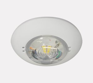 Non-Maintained Emergency LED Downlight with Open Area and Escape Route Coverage