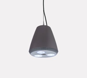 LED Industrial Luminaire for Production Areas and Warehouses with High Ceiling Mounting