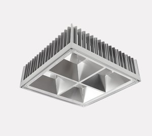 High Lumen LED Luminaire for High Ceiling Industrial Facilities, Warehouses, and Workshops