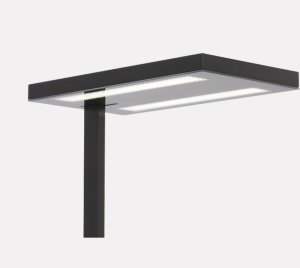 Modern Freestanding Office Light with Uplight and Downlight for Workstation Task Lighting