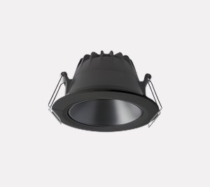 LED Downlight with Black Powder-Coated Aluminium Housing