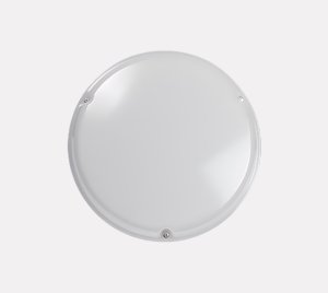 IP65 IK10 Circular Surface-Mounted LED Bulkhead Light for Corridors and Stairwells