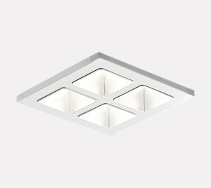 Low-Glare Recessed LED Downlight with High CRI and Tight Color Consistency