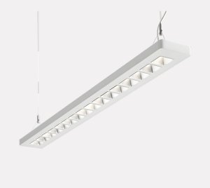 Architectural-Grade Linear Pendant Light with Tunable White and PIR Sensor Options