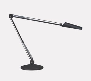 Ergonomic Office Task Light with Feather-Light Movement and Steel Arm Construction