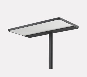 Freestanding LED Task Lamp with Integrated PIR Sensors and Daylight Compensation