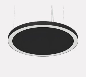 Acoustic Pendant Light with PET Sound-Absorbing Panels and Human Centric Light Design Principles