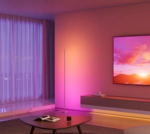 Govee RGBICW Color-Changing Floor Lamp with Music Reactive Lighting for Dynamic Ambient Room Effects