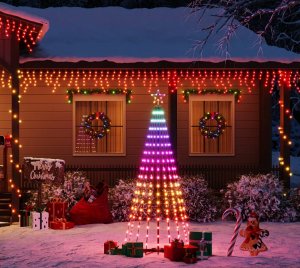 Govee Smart Christmas Cone Tree Light for Patio, Garden, and Festive Celebrations