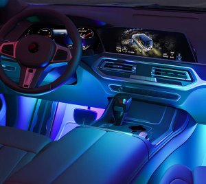 Govee Smart Car LED Strip Light with Multicolor RGBIC Effects for Footwells and Seat Areas
