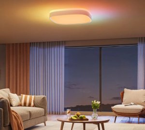 Govee Smart Square Ceiling Light with RGB Backlight and Tunable White Ambient Light