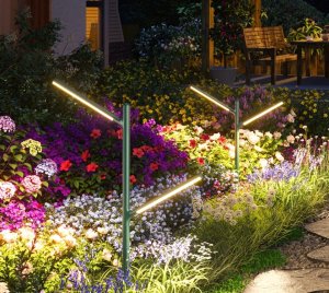Govee Smart Outdoor Garden Light with Bluetooth, Wi-Fi, and Voice Assistant Integration