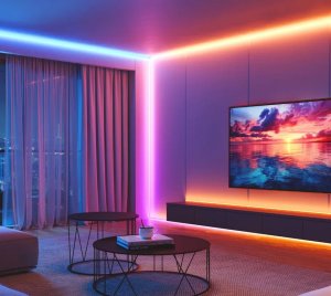 Govee Neon Rope Light for Wall Lining with RGBIC Color Effects and Smart Control
