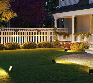 Govee Smart Outdoor RGB LED Flood Light with Wi-Fi, Bluetooth, and Matter Compatibility