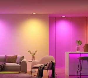 Govee 4-Inch Smart Recessed LED Downlight with RGB Color Changing and Tunable White Light