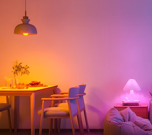 Govee Smart RGBWW LED Bulb with A19 Shape and E26 Base for Living Room, Bedroom, Kitchen, and Office