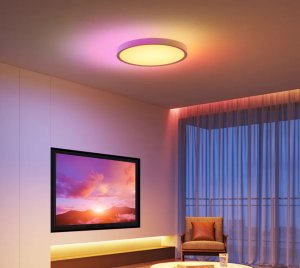 Govee RGBIC + RGBWW Smart Flush Mount Ceiling Light for Bedrooms and Living Rooms
