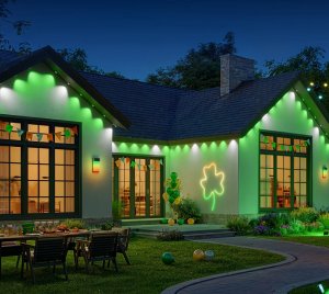 Govee RGBIC Waterproof LED Soffit Lights for Year-Round Holiday and Architectural Lighting