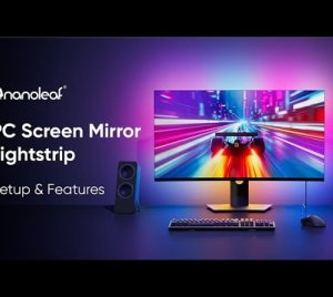 Nanoleaf Smart RGB Light Strip for PC Monitor with Real-Time Visual Gaming Integration