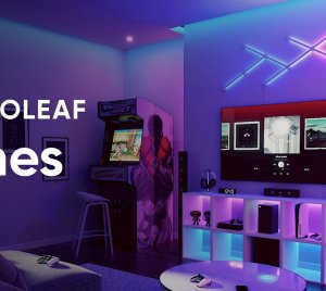 Nanoleaf Lines Smart Modular Backlit RGB Light Bars with Dynamic Screen Mirroring