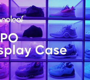 Nanoleaf EXPO Smart LED Display Case with Sound Reactive RGB Lighting