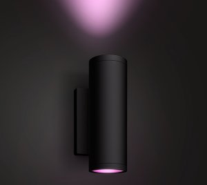 Philips Hue Appear Outdoor Smart Wall Light with Alexa, Google, and Apple HomeKit Support