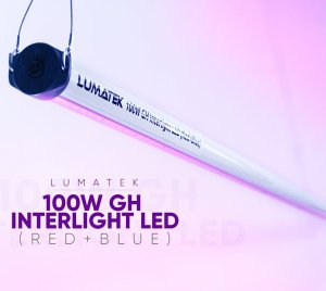 Lumatek Interlight LED Grow Light for Tall Crops with Precision Red + Blue Spectrum