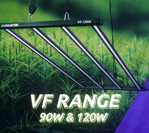 Lumatek VF120W Vertical Farming LED Grow Light Fixture for Seedlings and Clones