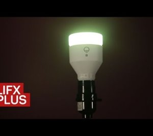 LIFX Smart Outdoor BR30 Light Bulb with Infrared Night Vision Support for Security Cameras