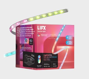 LIFX Smart Flexible RGBW LED Strip Light for Gaming Setups, Under Cabinet and Architectural Lighting