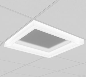 Tunable White LED Grid Fixture for Grid and Drywall Ceilings (Architectural 2x2 Troffer Alternative)