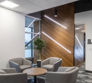 Architectural Wall-Integrated LED Lighting with Slim 1.5-Inch Profile for Seamless Vertical Illumination
