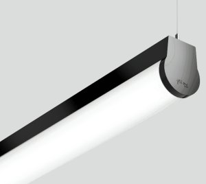 High CRI Architectural Linear Pendant Lights with Round and Wedge Lens Styles