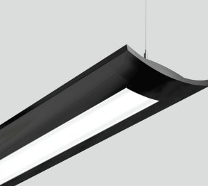 Modern Linear Suspended LED Light for Offices, Corridors, and Commercial Interiors