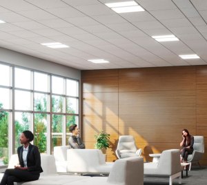 Tunable White LED Troffer Light with Anti-Microbial Finish for Hospitals and Commercial Spaces