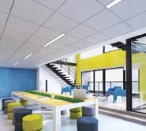 Install-From-Below LED Linear Light for T-Grid and Drywall Ceilings