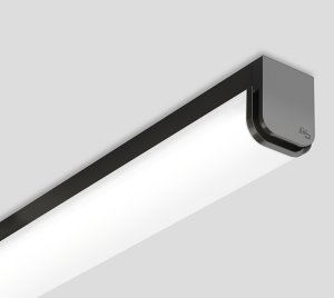 Surface-Mounted Linear LED Fixture with PoE, DALI, and Lutron Drivers for Offices, Corridors, and Bathrooms
