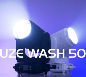 RGBMA LED Fresnel Wash Fixture with Motorized Zoom and Soft Wash Field