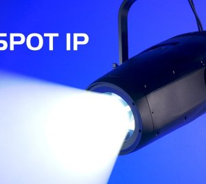 Full Feature Static Ellipsoidal LED Spot Fixture with Animation Wheel and Dual Prism Effects