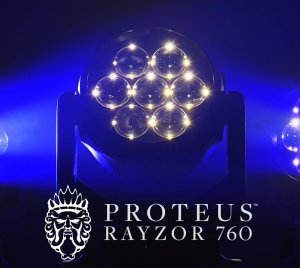 RGBW LED Moving Head Wash Fixture with High-Speed Pan and Tilt, Wide Zoom, and Integrated SparkLED Pixel Effects