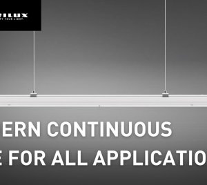 Smart Modular Continuous Line Lighting System with Sensor Control for Office, Retail, and Industrial Use