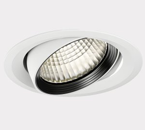 Recessed Directional LED Spotlight with 355° Rotation and Dual 30° Tilt