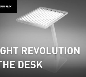 Smart LED Desk Lamp with with UGR <19 Glare Control and HCL Features for Open Offices, Home Workspaces