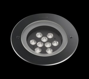 Outdoor LED Ground-Recessed Spotlight for Pathways, Entrances, and Facades