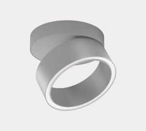 Surface Mount Adjustable/Directional LED Downlight with Direct and Indirect Lighting for Modern Architectural Spaces
