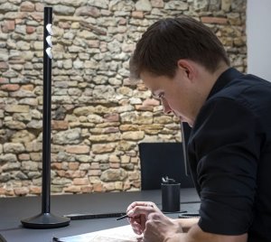 Flicker-Free, Dimmable LED Desk Lamp with Anti-Glare Optical System for Offices, Libraries, and Creative Workspaces