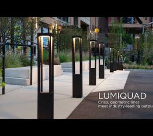 Architectural LED Bollard and Column Lights for Pedestrian Pathways, Commercial Perimeters, and Urban Plazas