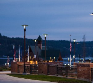 Dark Sky Compliant LED Area Lights for Pathways, Campuses, Plazas, and Urban Streetscapes