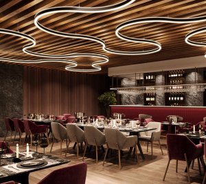 Flexible Curvilinear LED Lighting System with Custom Bends, Straight Sections, and Joiners