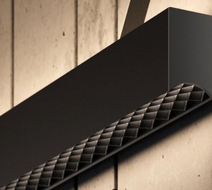 Linear LED Wall Light with Anti-Glare Diagonal Louver Optics and Smart Control Compatibility